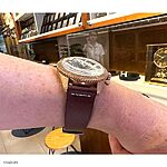 ORIS Brown Vintage Thread Leather Watch Strap - Image 5