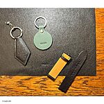 ORIENT Classic Flat Black Leather Watch Strap - Image 2