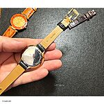 FURLA Black Cow Leather Watch Strap, Classic, Flat, Thin, Unstitched - Image 5