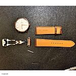 RADO Classic Style Brown Cow Leather Watch Strap - Image 3
