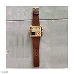 SKMEI Yellow Cow Leather Watch Strap Classic Flat