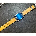 SEIKO Classic Black Leather Watch Strap - Image 5
