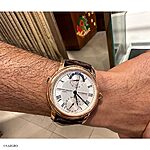 FREDERIQUE CONSTANT Watch Strap – Brown Crocodile Leather, Classic Style