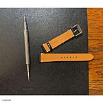 Vintage-Style Black Leather Strap for SEIKO Watches - Image 4