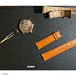 FREDERIQUE CONSTANT Watch Strap, Yellow Crocodile Leather, Classic Cow Style - Image 2
