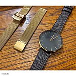 DW DANIEL WELLINGTON Brown Epsom Calf Leather Flat Classic Watch Strap - Image 4