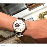 ORIENT Brown Crocodile Leather Watch Strap in Classic Style