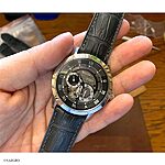 BULOVA Gray Crocodile Leather Classic Watch Strap - Image 5