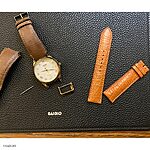 SKMEI Classic Style Buff Crocodile Leather Watch Strap - Image 2