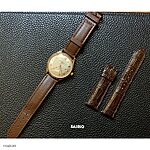 FREDERIQUE CONSTANT Classic Brown Alligator Leather Watch Strap - Image 2
