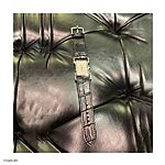 BURBERRY Watch Strap in Black Crocodile Leather, Classic Flat Style - Image 5