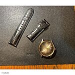 POLICE Watch Strap Black Crocodile Leather Classic Style - Image 2