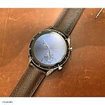 HUAWEI WATCH GT2 Epsom Calf Leather Watch Strap in Brown, Classic Style - Image 3