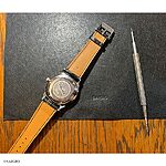 POLICE Watch Strap Black Crocodile Leather Classic Style - Image 4