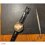 POLICE Watch Strap Black Crocodile Leather Classic Style - Image 3