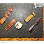 ORIENT Brown Crocodile Leather Watch Strap in Classic Style - Image 3