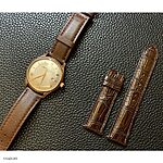 FREDERIQUE CONSTANT Classic Brown Alligator Leather Watch Strap - Image 3
