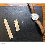 LACO Nude Leather Watch Strap - Classic Flat Style - Image 2