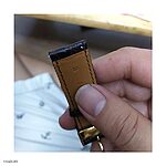 FREDERIQUE CONSTANT Brown Crocodile Leather Watch Strap, Classic Style - Image 4