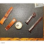 ORIENT Brown Crocodile Leather Watch Strap in Classic Style - Image 2