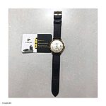 ORIENT Classic Flat Black Leather Watch Strap - Image 4