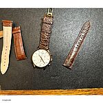 TISSOT Brown Crocodile Leather Watch Strap Classic Style - Image 5