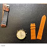 EMPORIO ARMANI Watch Band, Yellow Crocodile and Cow Leather, Classic Flat - Image 2