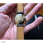 ETERNA Brown Epsom Calf Leather Watch Strap, Classic Flat Style - Image 3
