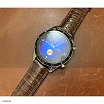 Huawei WATCH GT2 Classic Brown Crocodile Leather Watch Band