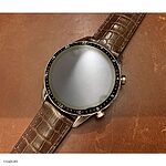 Huawei WATCH GT2 Classic Brown Crocodile Leather Watch Band - Image 4