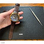 BULOVA Brown Classic Crocodile Leather Watch Strap
