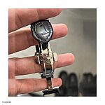 TISSOT Classic Black Crocodile Leather Watch Band - Image 4
