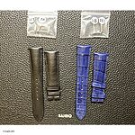 LONGINES Watch Strap in Dark Navy Blue Crocodile Leather Classic Style - Image 2