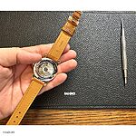 TISSOT Classic Yellow Cow Leather Watch Strap - Image 4