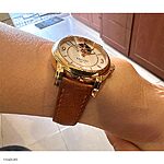 TISSOT Classic Yellow Cow Leather Watch Strap - Image 5