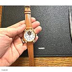 TISSOT Classic Yellow Cow Leather Watch Strap - Image 3
