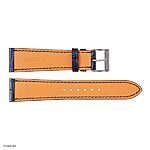 Dây Đồng Hồ Da Cá Sấu Màu Đen Kiểu Cổ Điển Size 19-16mm - Ảnh 5