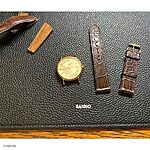 LONGINES Brown Crocodile Leather Classic Flat Watch Strap - Image 3