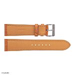 Classic Yellow Crocodile Leather Watch Strap, Size 19-16mm - Image 2