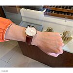 TISSOT Brown Leather Watch Strap – Classic Style