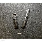 ORIENT Classic Black Crocodile Leather Watch Strap - Image 3