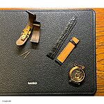FERRAGAMO Flat Classic Black Crocodile Leather Watch Strap - Image 4