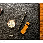 FREDERIQUE CONSTANT Classic Black Alligator Leather Watch Strap - Image 2