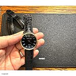 MAURICE LACROIX Watch Strap in Black Crocodile Leather - Classic Style - Image 3