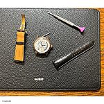 FREDERIQUE CONSTANT Classic Black Alligator Leather Watch Strap - Image 4