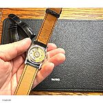 MAURICE LACROIX Watch Strap in Black Crocodile Leather - Classic Style - Image 4