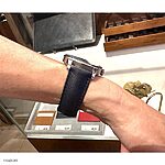 TISSOT Cow Leather Watch Strap in Navy Blue – Classic Style - Image 5
