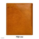 Men's Standing Cow Leather HERITAGE Wallet in Yellow – Large Size - Image 4