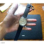 CASIO Classic Flat Black Leather Watch Strap