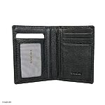 GENTLE Soft Black Leather Card Holder - Image 2